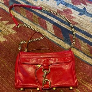 Red Rebecca Minkoff MAC crossbody